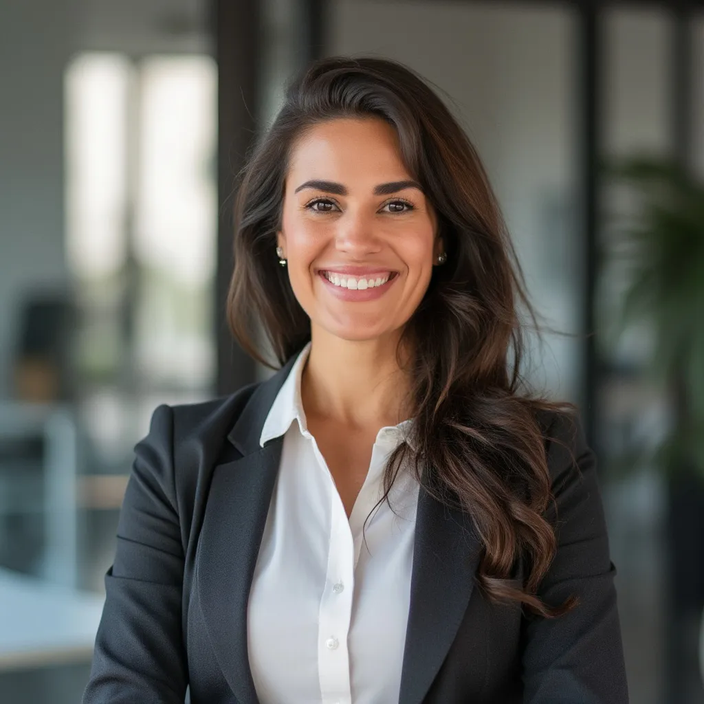 Retrato de Sofía Ramírez, Directora de Estrategia Financiera